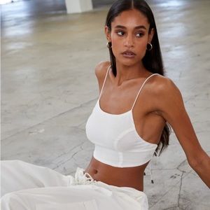 Local European White Crop Top